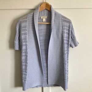 Women's Ann Taylor Loft Short Sleeve Cardigan